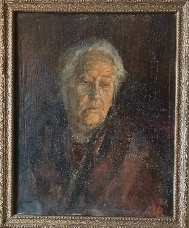 Портрет старушки, холст/масло, 40х50, 1998 г