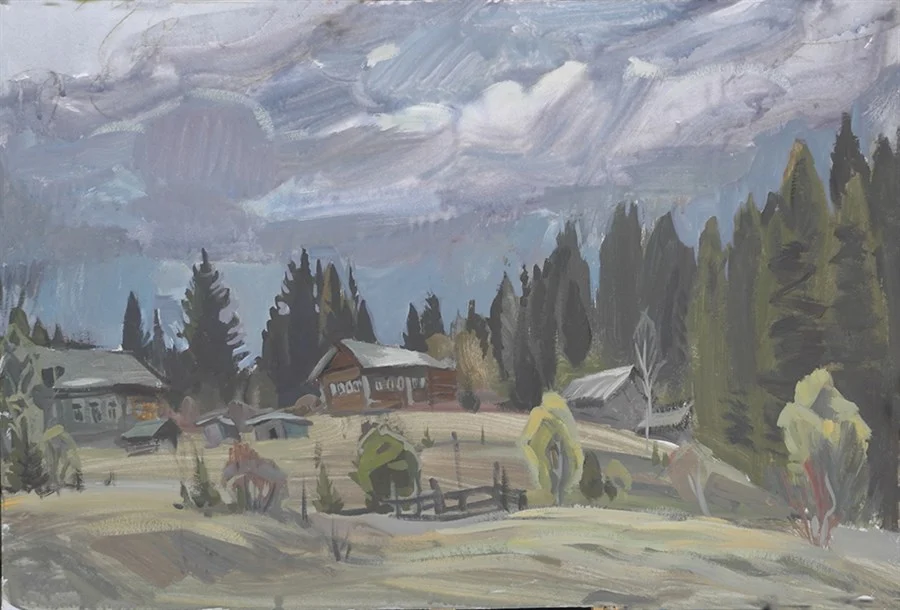 Пермогорье. Перед бурей, 40х60, 2019
