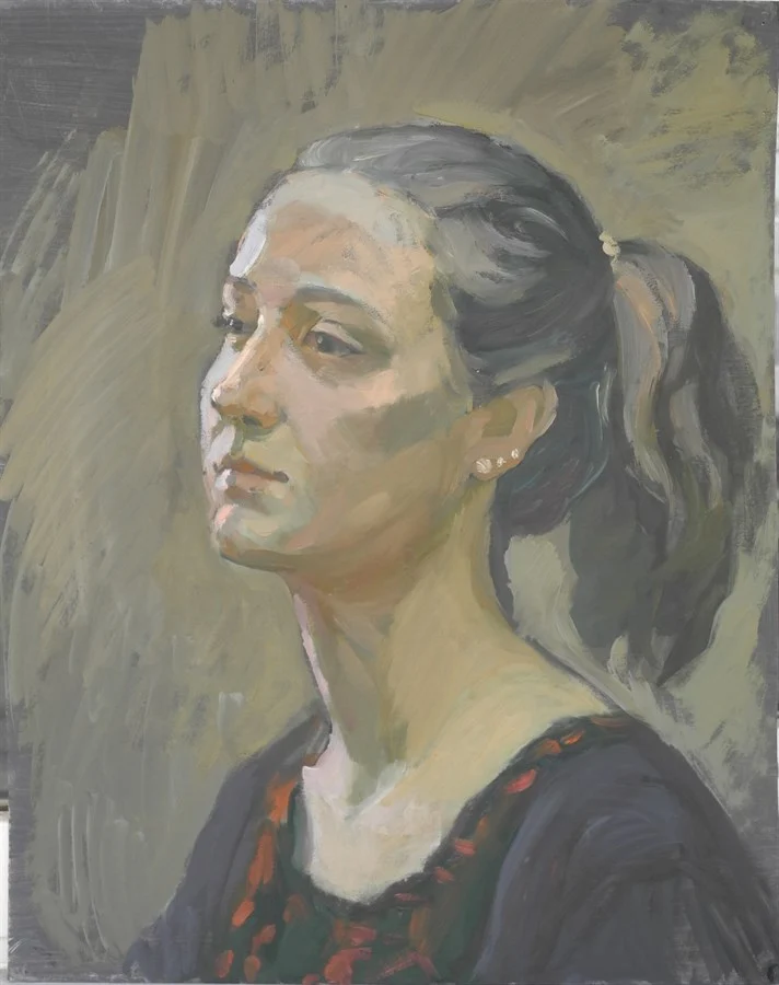 Ирина, к/масло,40х50. 2019