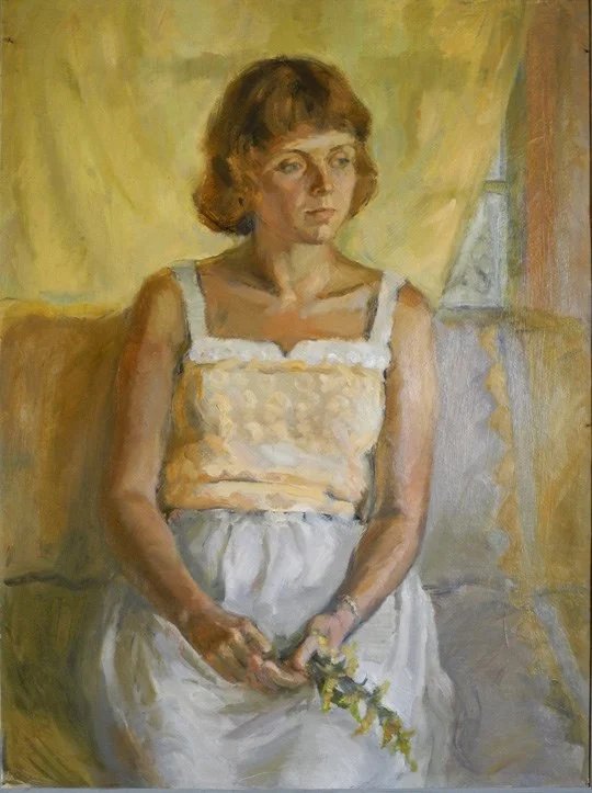 Инна  картон/масло,60х80, 1999 г.