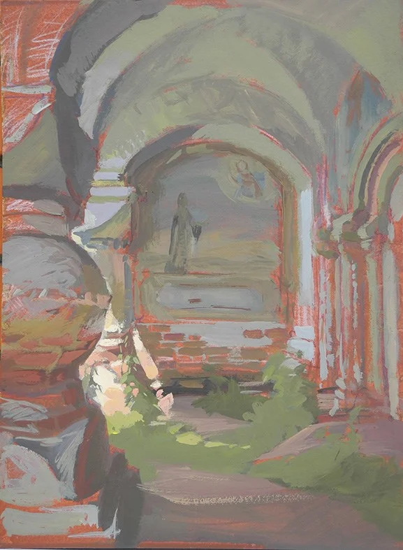 Лучик, к/темпера, 40х30, 2017
