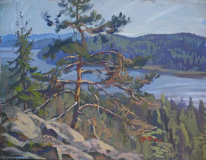 Кирьявалахти, к/темпера, 46х60, 201
