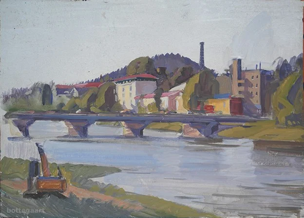 Сортавала. Ляппяярви, к/темпера. 32х44, 2018